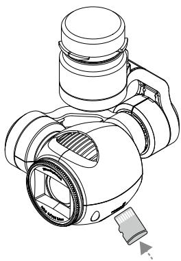 DJI INSPIRE 2 PREMIUM - Logement de carte micro-sd - 1
