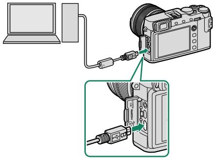 FUJIFILM X-E3 - Connecting the Camera - 2