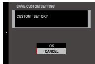 FUJIFILM X-E3 - EDIT/SAVE CUSTOM SETTING - 3