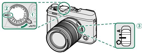 FUJIFILM X-E3 - Mode A: Aperture-Priority AE - 1