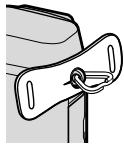 FUJIFILM X-E3 - Place the strap clip on an eyelet. - 8