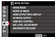 FUJIFILM X-E3 - CH SETTING - 1