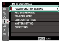 FUJIFILM X-E3 - Flash Settings - 1