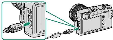FUJIFILM X-E3 - Charging via Computer - 1