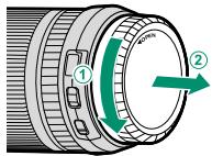 FUJIFILM X-E3 - Removing Lens Caps - 2