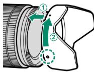 FUJIFILM X-E3 - Attaching Lens Hoods - 1