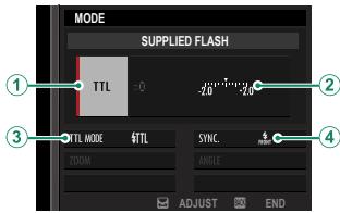 FUJIFILM X-E3 - Flash Settings - 1