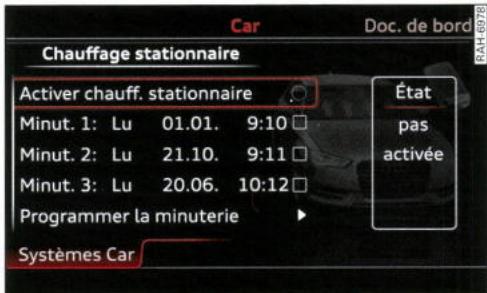 AUDI E TRON - Programmation de la minuterie dans le MMI* - 1