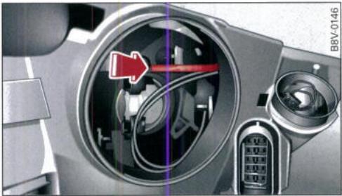 AUDI E TRON - Repose de l'ampoule du feu de position - 1