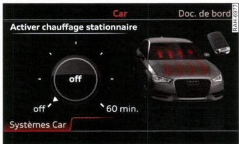 AUDI E TRON - Activation/désactivation immediate dans le MMI* - 1