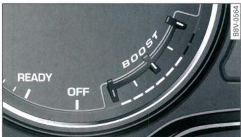 AUDI E TRON - Indicateur de pression de suralimentation (Boost) - 1
