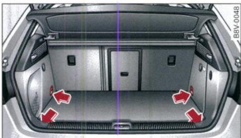 AUDI E TRON - Eillets d'arrimage - 1