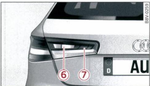 AUDI E TRON - A3: ampoules à l'arrête du vehicule - 2