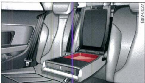 AUDI E TRON - Accoudoir central arrriere - 1