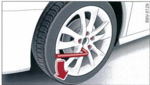 AUDI E TRON - Desserrage des boulons de roue - 1