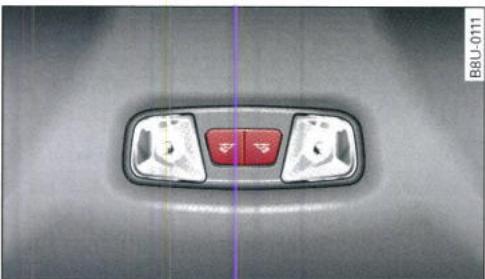 AUDI E TRON - Plafonnier avant/arrête - 2