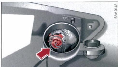 AUDI E TRON - Repose de l'ampoule du clignotant - 1