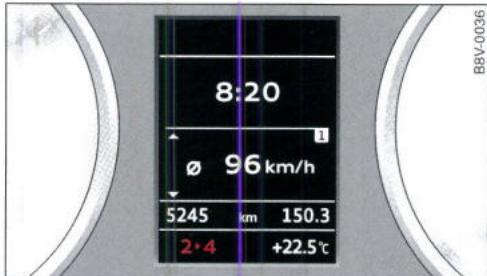 AUDI E TRON - Indicateur de changement de rapport - 1