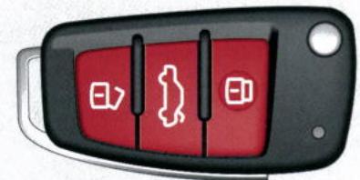 AUDI E TRON - Verrouillage et déverrouillage du vehicule via la clé à radiocommande - 1