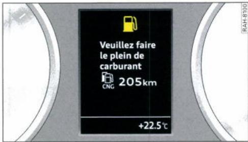 AUDI E TRON - Indicateur de niveau de gaz naturel - 2