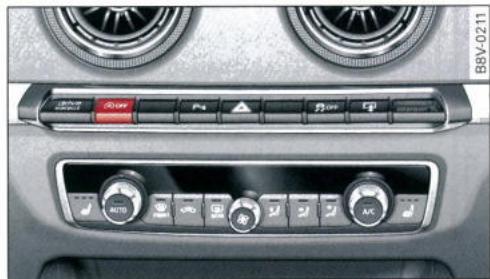 AUDI E TRON - Activation/désactivation manuelle du système start/stop - 1