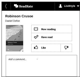 POCKETBOOK BASIC TOUCH 2 - Réseaux sociaux et readrate - 2