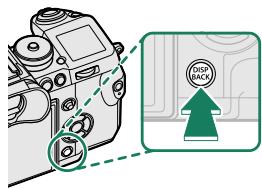 FUJIFILM X-H1 - The DISP/BACK Button - 1