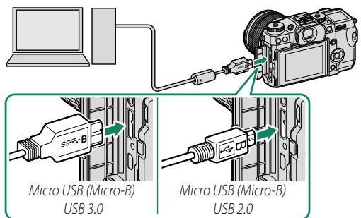 FUJIFILM X-H1 - Connecting to Computers via USB - 3