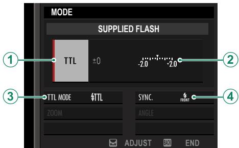 FUJIFILM X-H1 - Flash Settings - 1