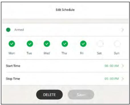 ARLO PRO VMS4330 - To edit a schedule: - 2