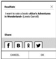 POCKETBOOK INKPAD 3 - Statut de lecture et note du livre - 2