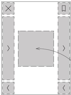 POCKETBOOK INKPAD 3 - GESTES en mode lecture - 1