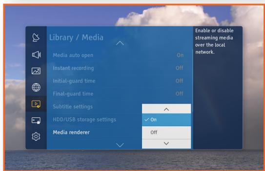 SAMSUNG GX-SM650SJ - USING THE DLNA - 5