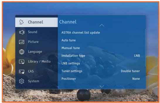 SAMSUNG GX-SM650SJ - ACCESSING THE SETTINGS SCREEN - 1