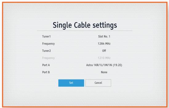 SAMSUNG GX-SM650SJ - Single Cable settings - 1