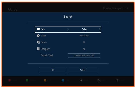 SAMSUNG GX-SM650SJ - Searching programs - 1