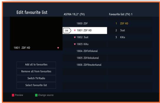 SAMSUNG GX-SM650SJ - Create new favourite channel list - 2