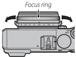 FUJIFILM X-T100 - The Focus Mode Selector - 1