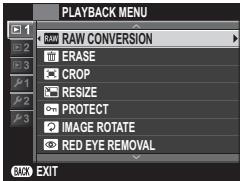 FUJIFILM X-T100 - Using the Playback Menu - 1