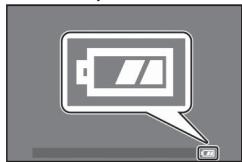 FUJIFILM X-T100 - Battery Level - 1