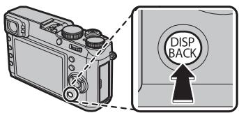 FUJIFILM X-T100 - The DISP/BACK Button - 1
