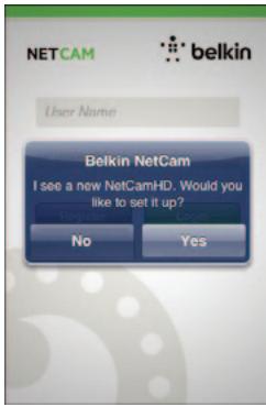 BELKIN F7D7601 - Configuration de votre caméra sans fil depuis un appareil mobile - 5
