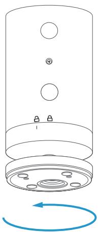 RING STICK UP - Retirez le couvercle de la batterie. - 1