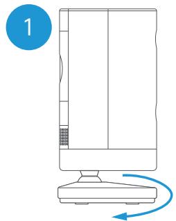 RING STICK UP - Utilisation de la stick up cam sur une table ou une étagère : - 2