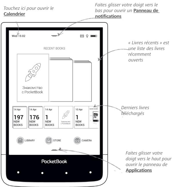 POCKETBOOK ULTRA E INK 6 - Gestion de l'appareil - 1