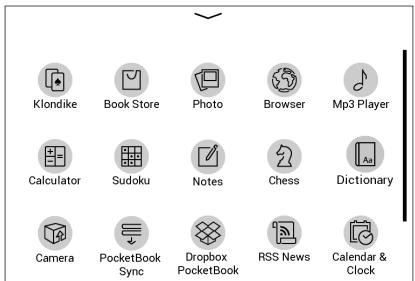 POCKETBOOK ULTRA E INK 6 - Menu contextuel... - 2