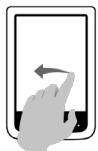 POCKETBOOK ULTRA E INK 6 - GESTES en mode lecture - 2