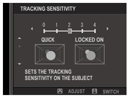 FUJIFILM GFX 100 - TRACKING SENSITIVITY - 1