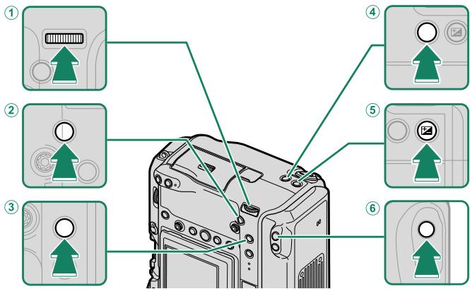 FUJIFILM GFX 100 - Back-of-Camera Function Buttons (Portrait Orientation) - 1