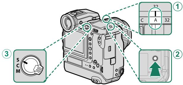 FUJIFILM GFX 100 - Adjust settings for program AE. - 1